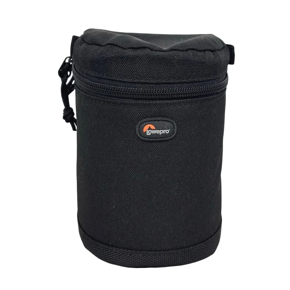 Lowepro Lens Case 9 x 13 cm Black Padded Camera Lens Pouch with SlipLock Tab